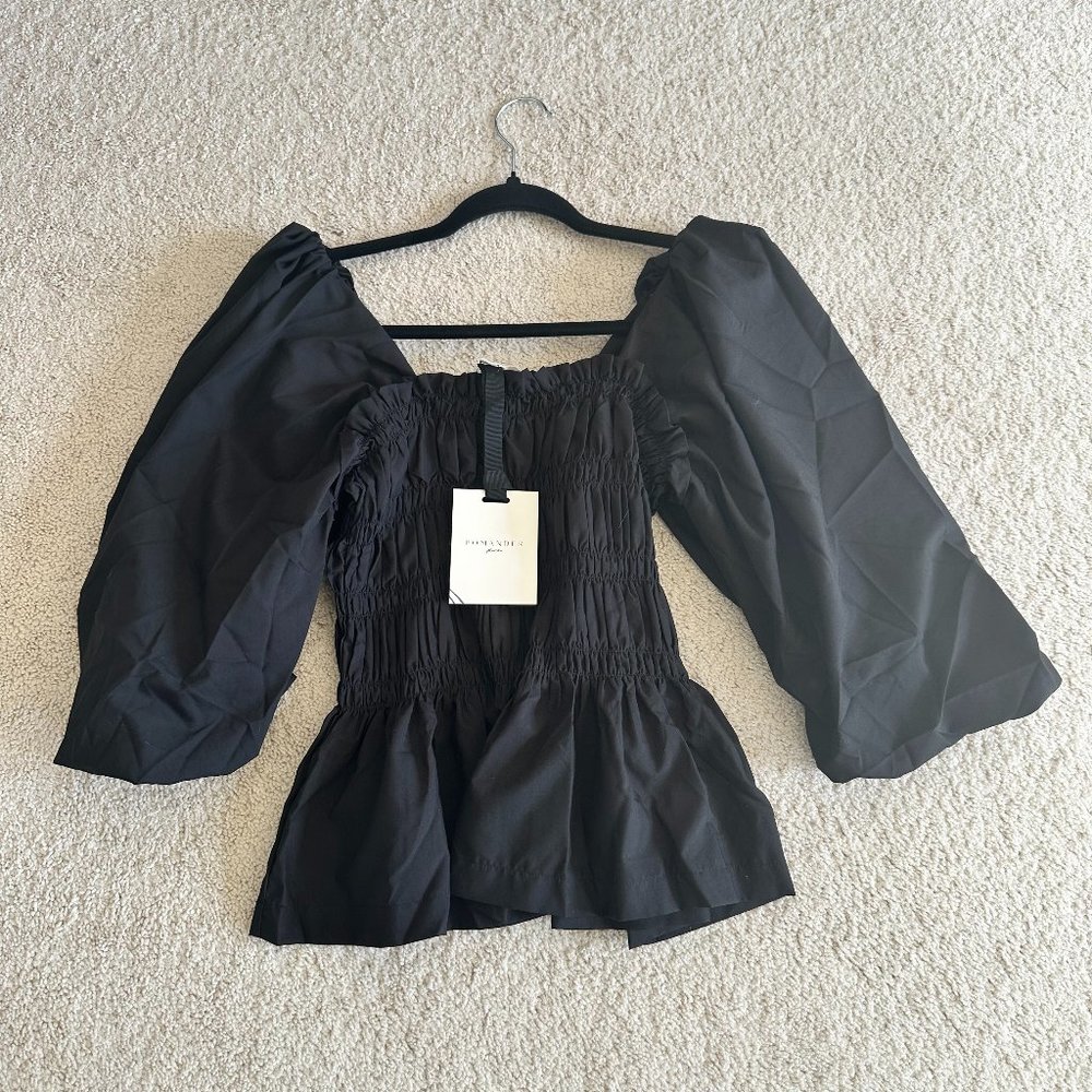 Tuckernuck Black Annabelle Blouse